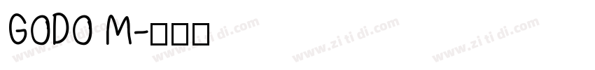 GODO M字体转换